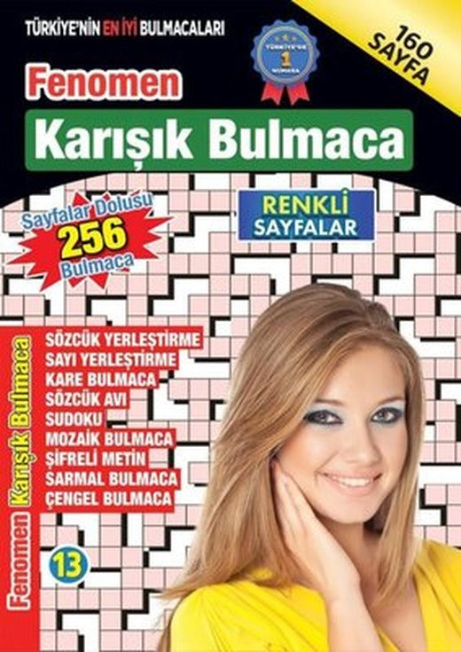 Fenomen Karışık Bulmaca - 13 | Maxı Yayıncılık (İnce Kapak)