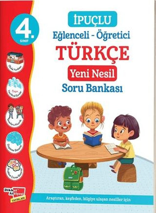 4. Sınıf Eğlenceli - Öğretici İpuçlu Türkçe Yeni Nesil Soru Bankası