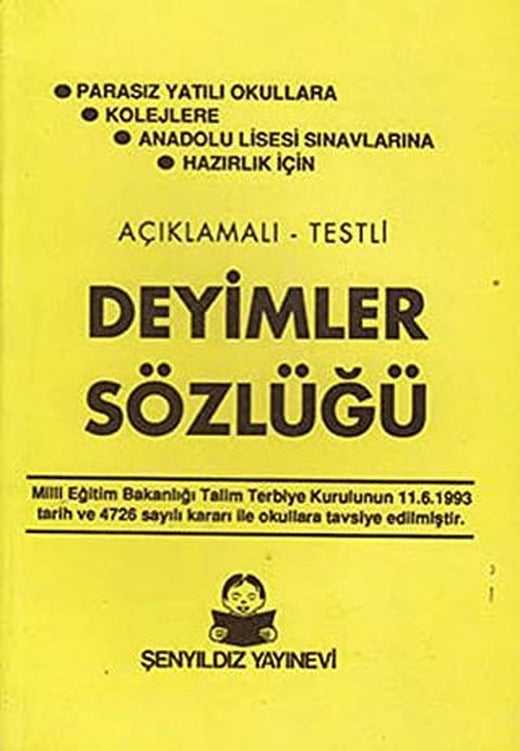 Deyimler Sözlüğü (Orta Boy) | Şenyıldız Yayınevi (Ciltsiz)