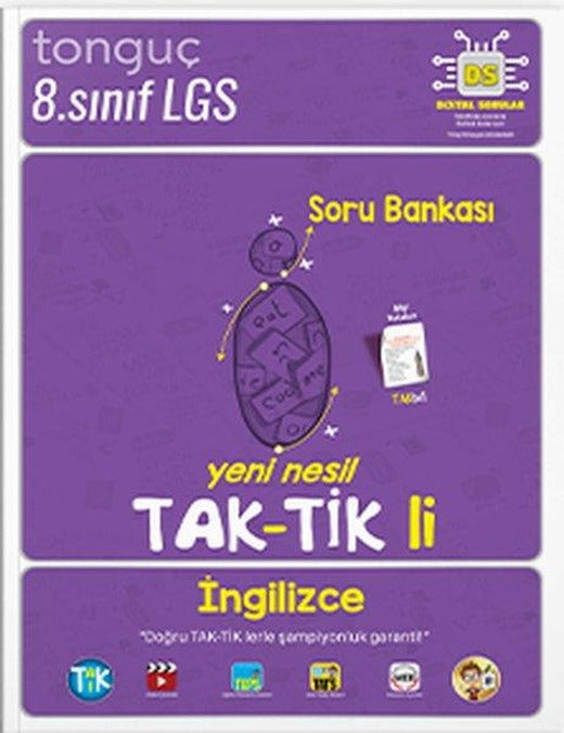 8.Sınıf Taktikli İngilizce Soru Bankası | Tonguç Akademi (İnce Kapak)