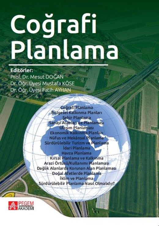Coğrafi Planlama | Pegem Akademi Yayıncılık (İnce Kapak)