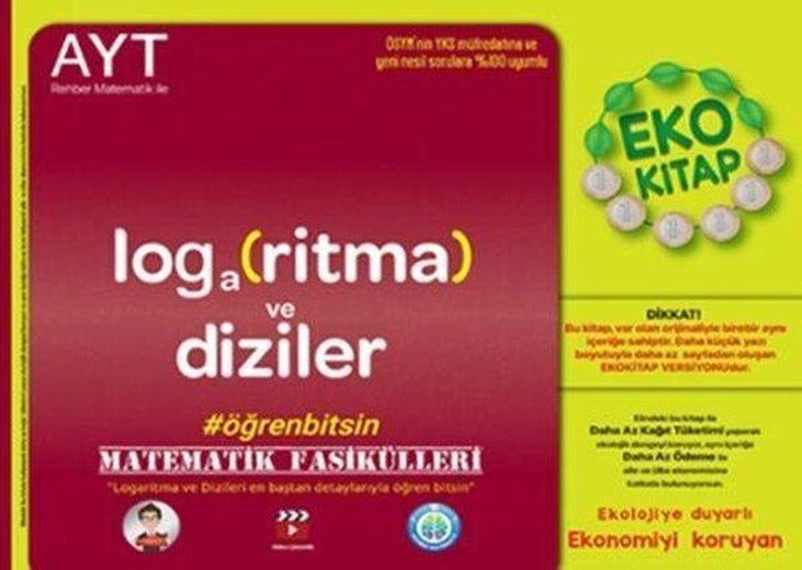 AYT Matematik Fasikülleri Logaritma - Dizi Eko | Tonguç Kampüs (İnce Kapak)