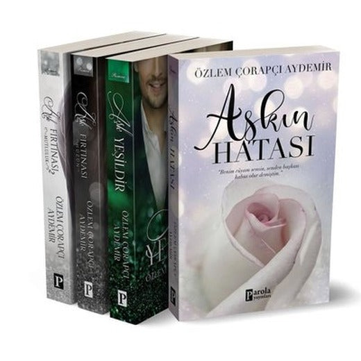 Aşkla Seven Adamlar Seti 1 - 4 Kitap Takım | Parola Yayınları (İnce Kapak)