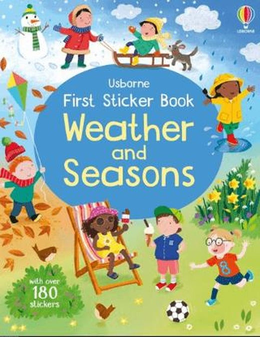 First Sticker Book Weather and Seasons | Usborne (Ciltsiz)