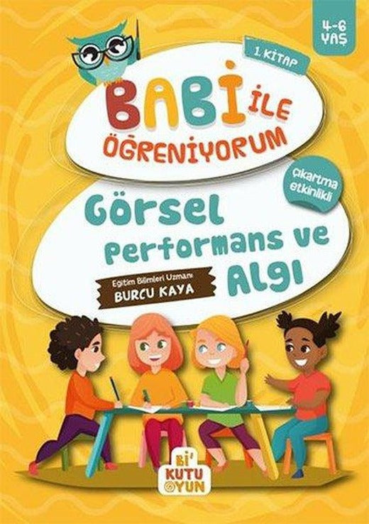 Görsel Performans ve Algı - Babi ile Öğreniyorum 1.Kitap | Bi Kutu Oyun Yayınevi (İnce Kapak)
