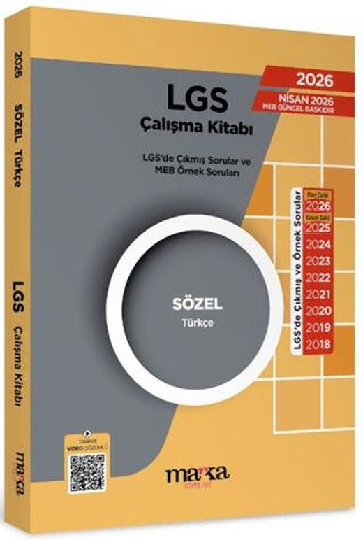 LGS Sözel Türkçe Çıkmış ve Örnek Sorular | Marka Yayınları (Ciltsiz)