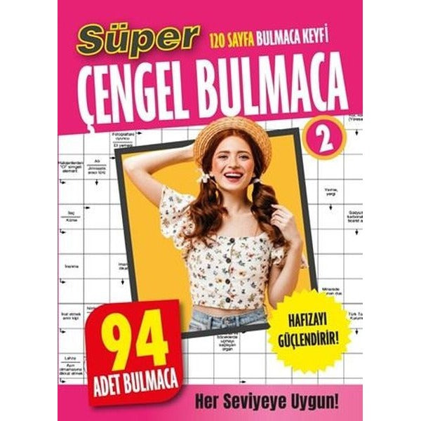 Süper Çengel Bulmaca 2 | Dokuz Yayınları (İnce Kapak)