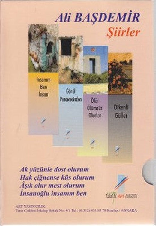 Ali Başdemir Şiirler (4 Kitap Takım) | Art Basın Yayın - Şiir Dizisi (İnce Kapak)