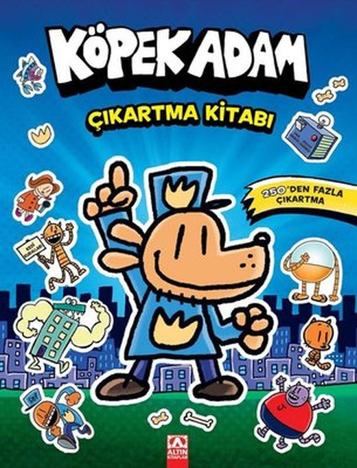 Köpek Adam Çıkartma Kitabı | Altın Kitaplar (İnce Kapak)