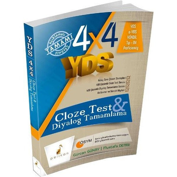 4x4 YDS Seti 3. Kitap Cloze Test, Diyalog Tamamlama