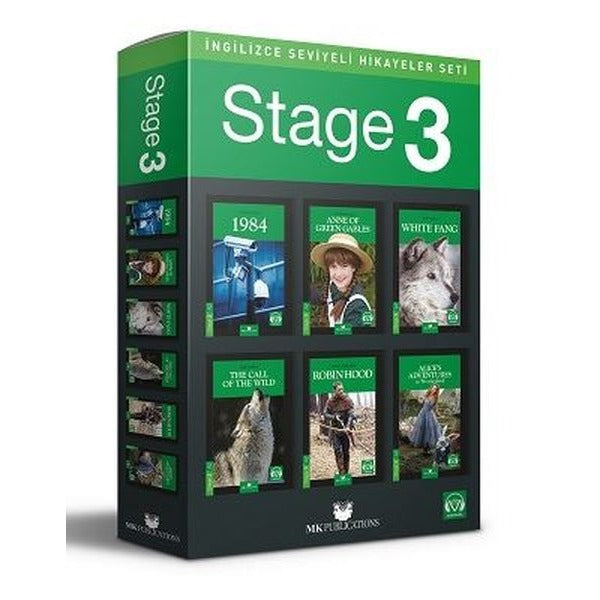 İngilizce Seviyeli Hikayeler Seti - Stage-3 | MK Publications (İnce Kapak)
