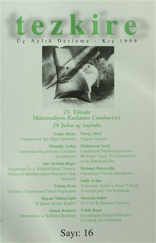 Tezkire Üç Aylık Derleme Sayı: 16 | Tezkire Dergisi (Ciltsiz)