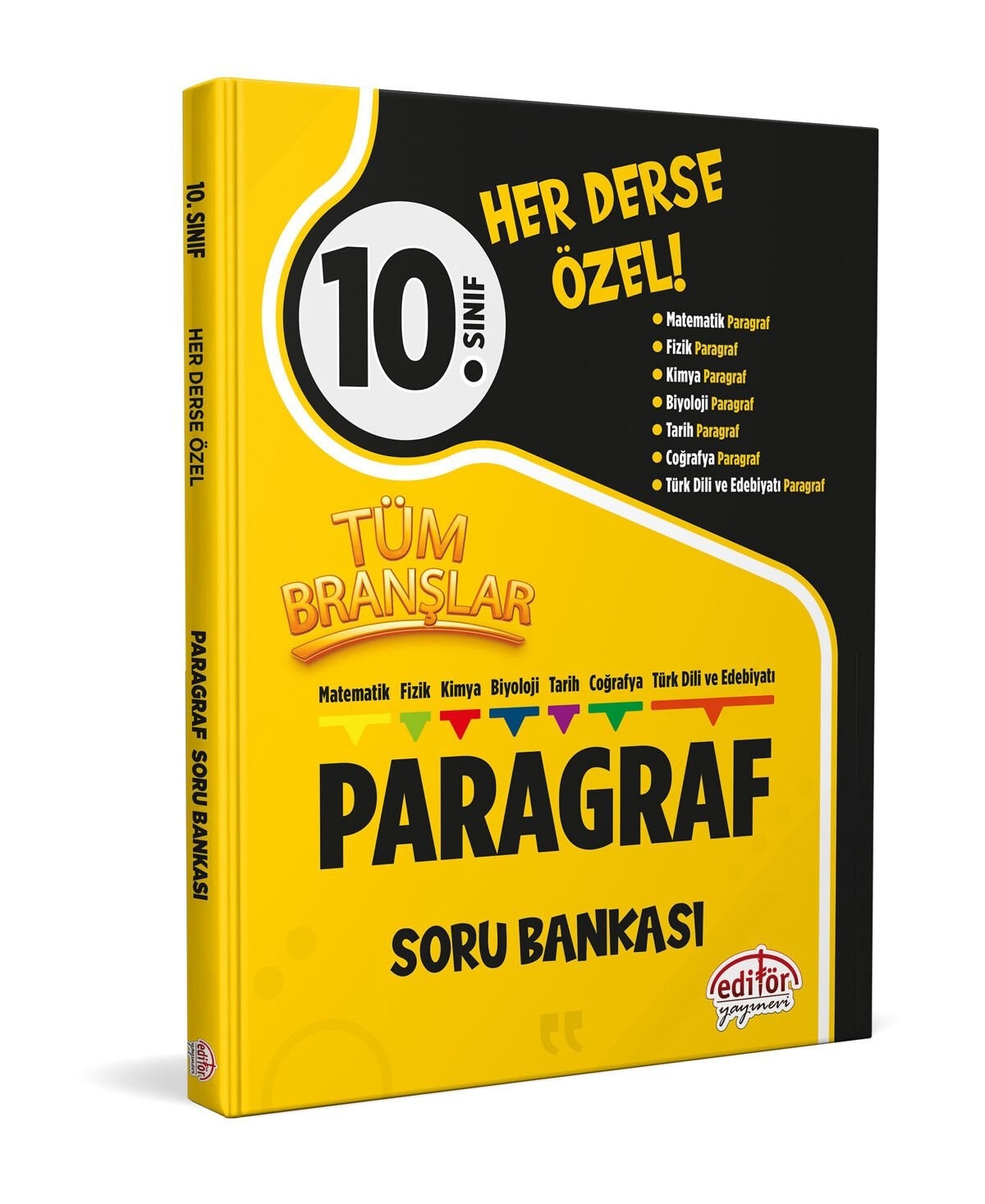 10. Sınıf Tüm Branşlar Paragraf Soru Bankası | Editör (İnce Kapak)