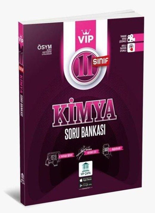11. Sınıf Kimya Soru Bankası | Çapa Yayınları (İnce Kapak)