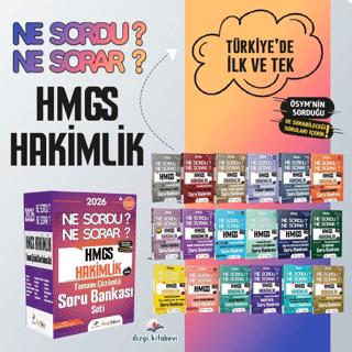 2026 Hukuk Atölyesi HMGS Hakimlik Ne Sordu Ne Sorar Tamamı Çözümlü Soru Bankası Seti | Dizgi Kitap (Ciltsiz) - Resim 1