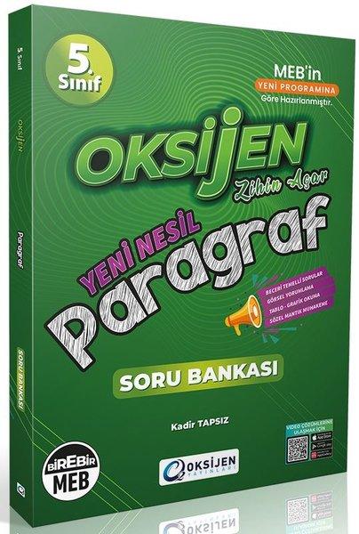 Oksijen 5. Sınıf Paragraf Soru Bankası | Oksijen Yayınları - Eğitim (İnce Kapak) - Resim 1