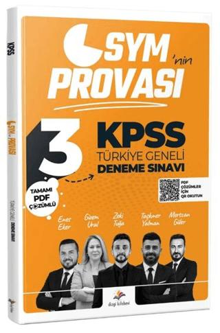 2026 KPSS ÖSYM'nin Provası Türkiye Geneli Tamamı PDF Çözümlü 3 Deneme Sınavı | Dizgi Kitap (Ciltsiz) - Resim 1