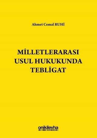 Milletlerarası Usul Hukukunda Tebligat | On İki Levha Yayınları (Ciltsiz) - Resim 1