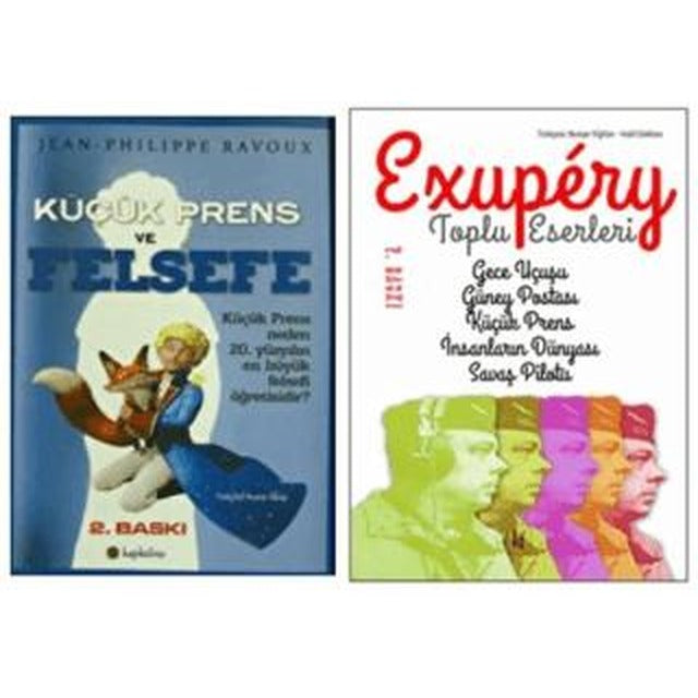 Küçük Prens ve Felsefesi / Saint-Exupery Toplu Eserleri 1 (2 Kitap Set)