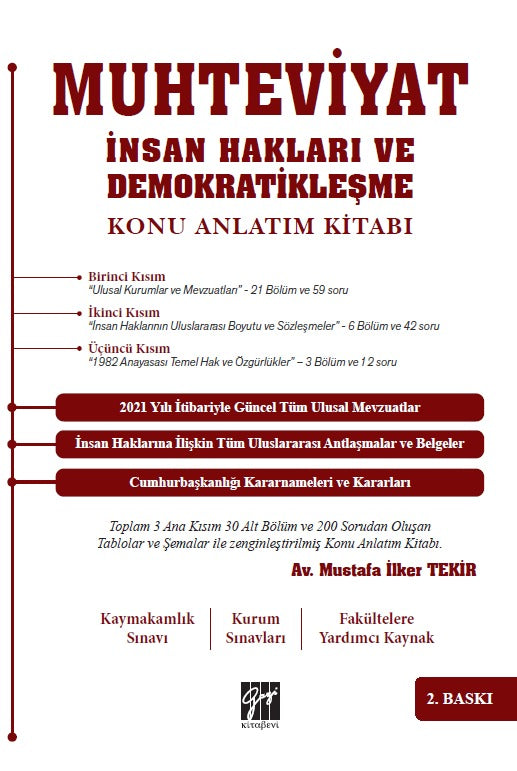 Muhteviyat İnsan Hakları ve Demokratikleşme