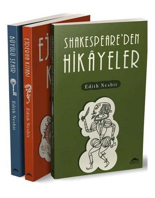 Maya Edith Nesbit Seti - 3 Kitap Takım | Maya Kitap (İnce Kapak)