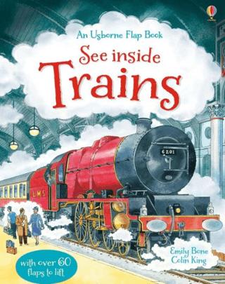 See Inside Trains | Usborne (Ciltsiz) - Resim 1