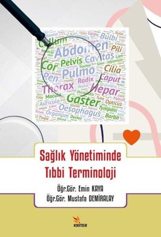 Sağlık Yönetiminde Tıbbi Terminoloji | Kriter (İnce Kapak)