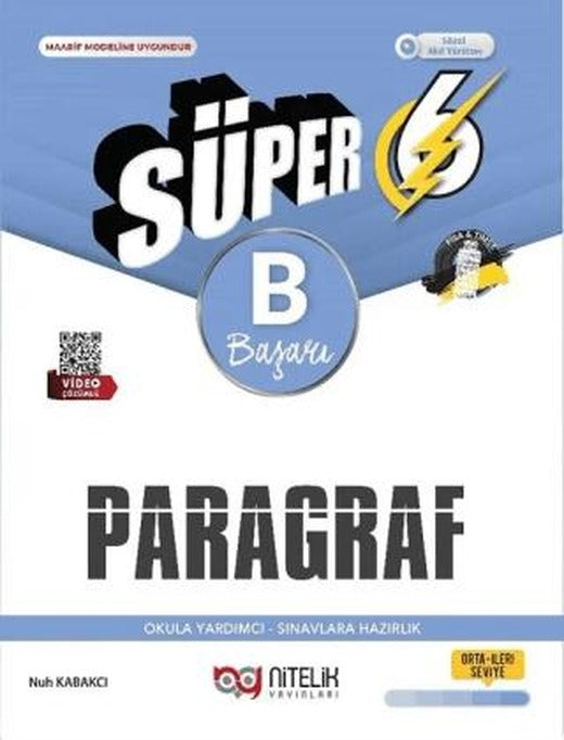 6. Sınıf Süper Paragraf B Soru Kitabı