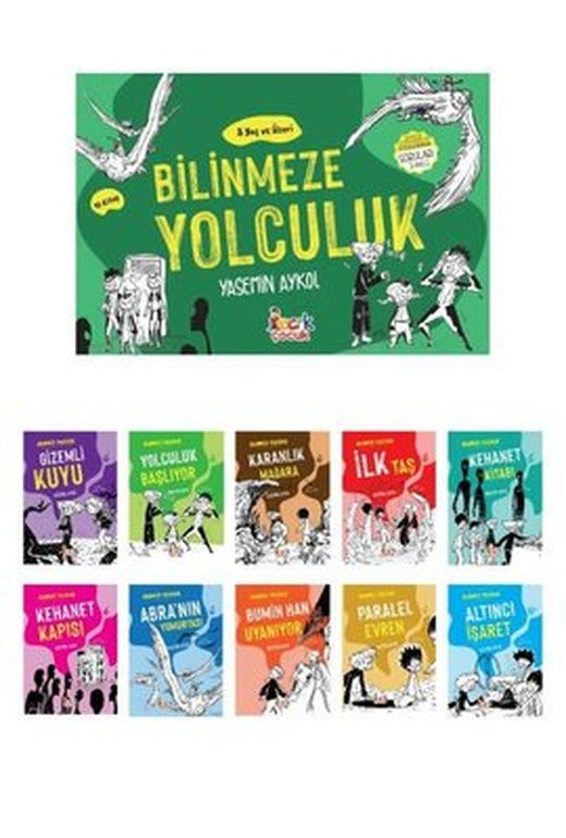Bilinmeze Yolculuk Seti - 10 Kitap Takım | Bıcırık Yayınları (İnce Kapak)