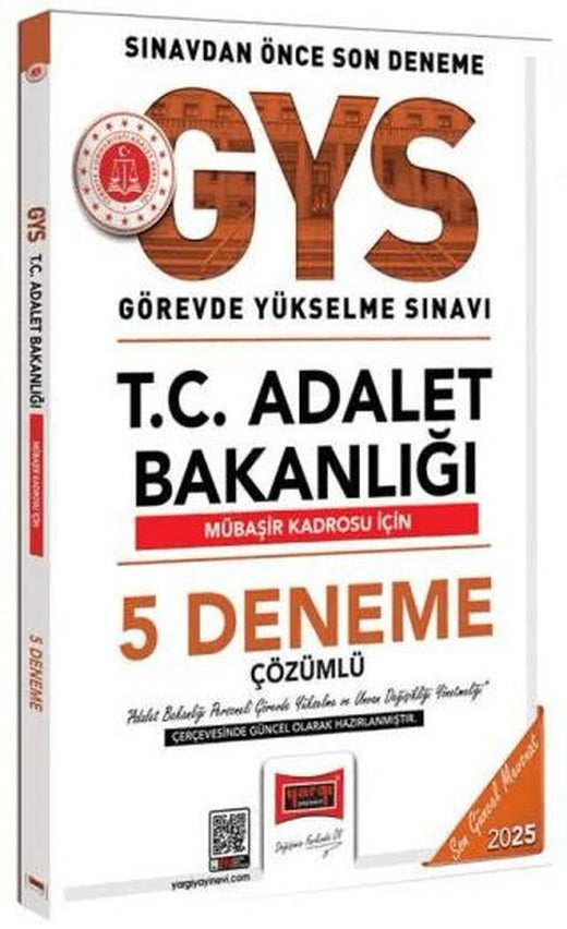 2025 GYS Adalet Bakanlığı Mübaşir 5 Deneme