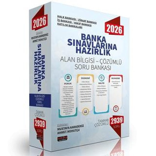 2026 Banka Sınavlarına Hazırlık Alan Bilgisi Çözümlü Soru Bankası