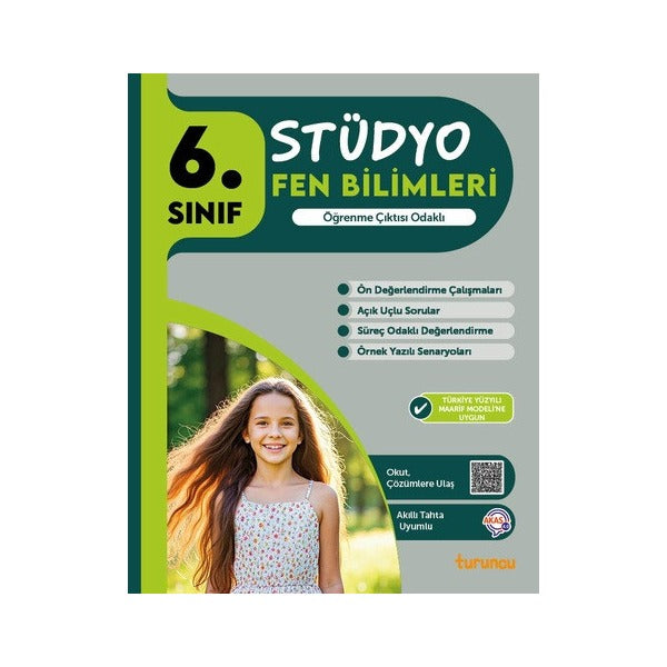 6. Sınıf Fen Bilimleri Stüdyo Turuncu | Turuncu Yayınları (İnce Kapak)