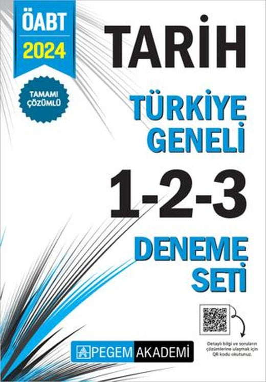 2024 KPSS ÖABT Tarih Tamamı Çözümlü Türkiye Geneli 1-2-3 (3'lü Deneme Seti)