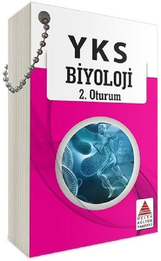 YKS 2.Oturum Biyoloji Kartları | Delta Kültür-Eğitim (İnce Kapak)