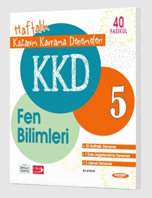 KKD 5. Sınıf Fen Bilimleri Haftalık Kazanım Kavrama Denemeleri | Kurmay Yayınları (Ciltsiz)