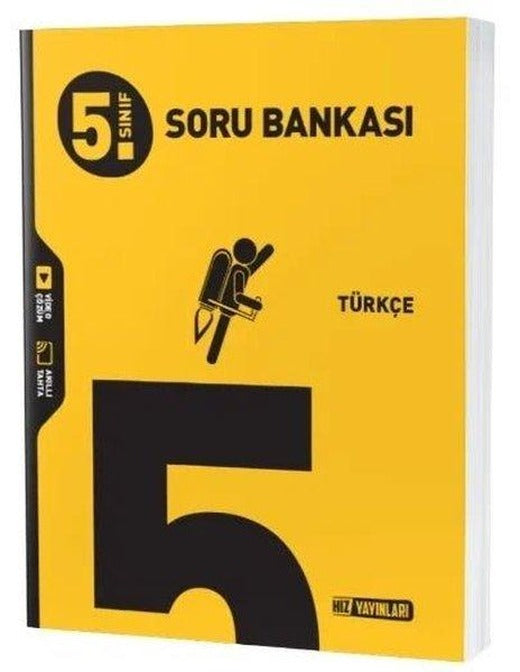 5.Sınıf Türkçe Soru Bankası | Hız Yayınları (İnce Kapak)