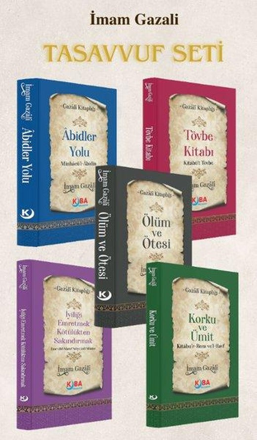 İmam Gazali Tasavvuf Seti - 5 Kitap Takım | Kuba Yayınları (İnce Kapak)
