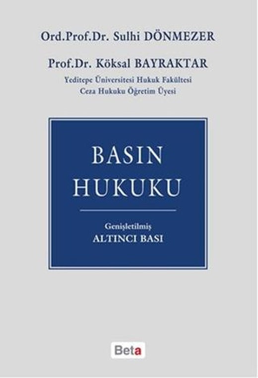Basın Hukuku | Beta Yayınevi (Ciltsiz)