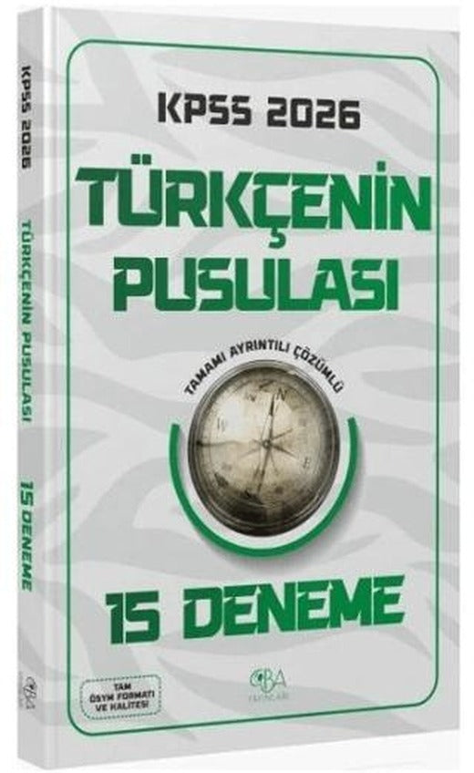2026 KPSS Türkçenin Pusulası 15 Deneme Çözümlü