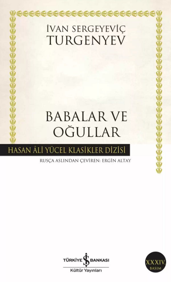 Babalar ve Oğullar - Hasan Ali Yücel Klasikleri | İş Bankası Kültür Yayınları