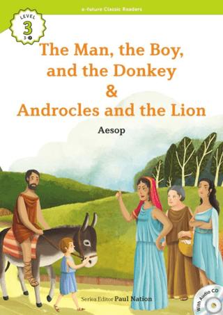 The Man, the Boy, and the Donkey-Androcles and the Lion +CD (eCR Level 3)