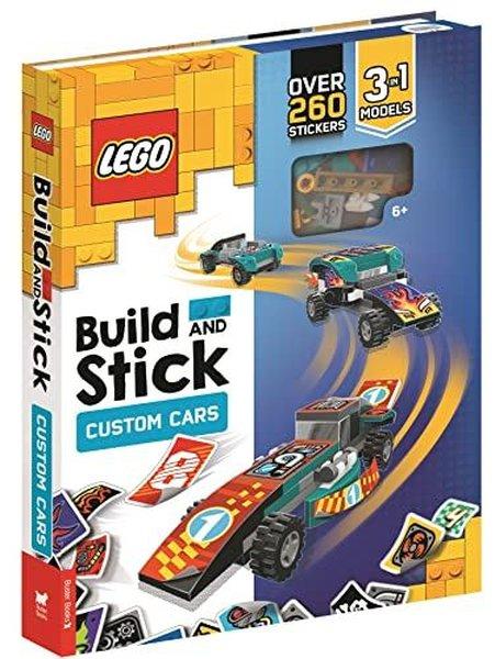 LEGO Build and Stick Custom Cars | Michael O'Mara Books Ltd (Ciltli) - Resim 1