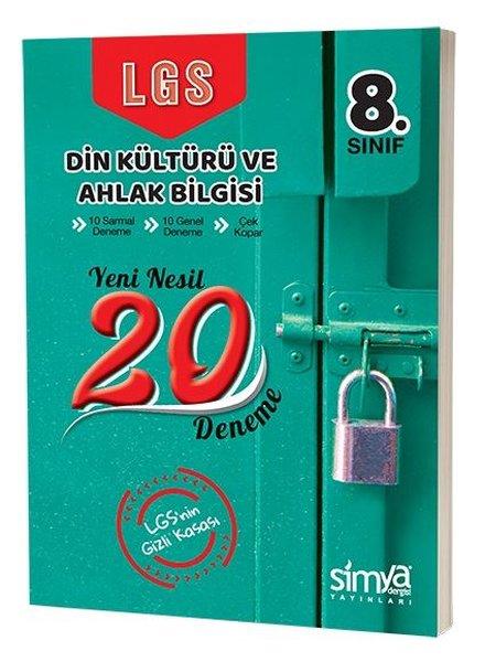 8.Sınıf Din Kültürü ve Ahlak Bilgisi 20'li Branş Denemeleri | Simya Dergisi Yayınları (İnce Kapak) - Resim 1