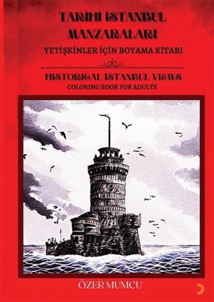 Tarihi İstanbul Manzaraları - Yetişkinler için Boyama Kitabı | Cinius (İnce Kapak) - Resim 1