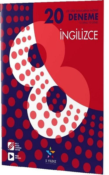 8.Sınıf LGS İngilizce 20'li Deneme - Kolektif kitap kapağı
