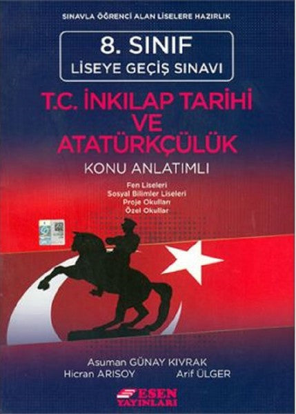 8.Sınıf LGS T.C. İnkılap Tarihi ve Atatürkçülük Konu Anlatımlı - Hicran Arısoy kitap kapağı