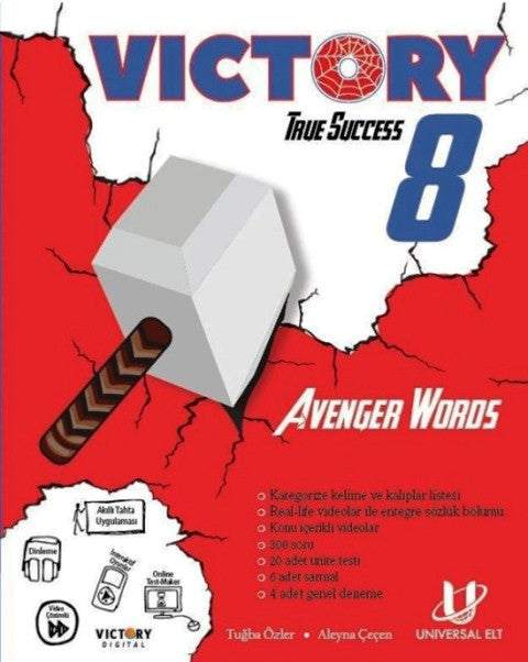 8.Sınıf LGS Vıctory True Success Avenger Words kitap kapağı