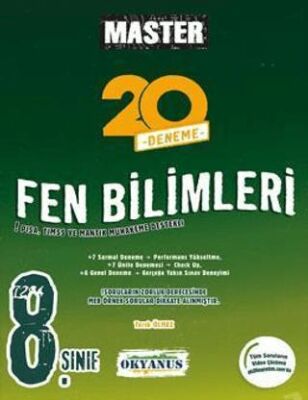 8. Sınıf Master 20 Fen Bilimleri Denemesi - Tarık Ölmez kitap kapağı