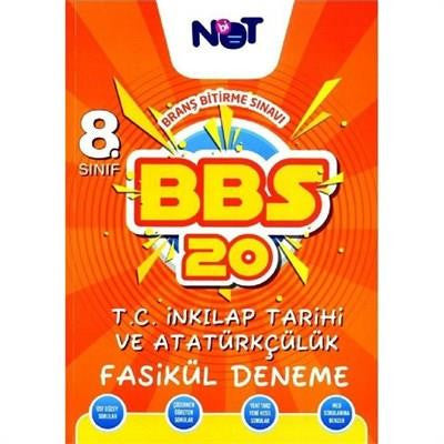 8.Sınıf T.c İnkılap Tarihi 20 Deneme Fasikül Bbs - Binot Yayınları kitap kapağı
