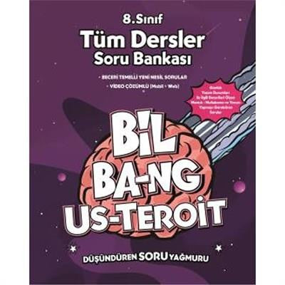 8.Sınıf Tüm Dersler Soru Bankası Bil Bang Us Teroit - Kültür Yayıncılık - Kolektif kitap kapağı